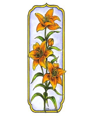 Tall Framed Tiger Lily - N8512