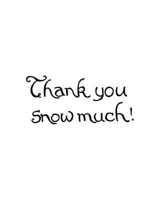 Thank You Snow Much - CC11408