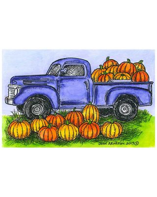 Truck and Pumpkins - NN10662