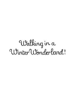 Walking in a Winter Wonderland - D11235