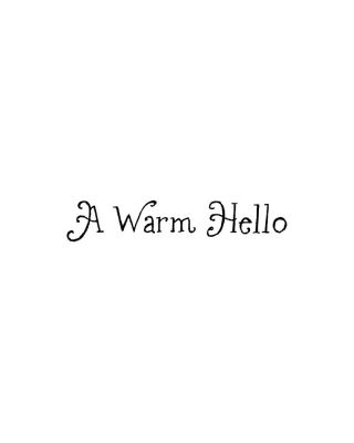 A Warm Hello - BB7998