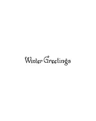 Winter Greetings - BB10356