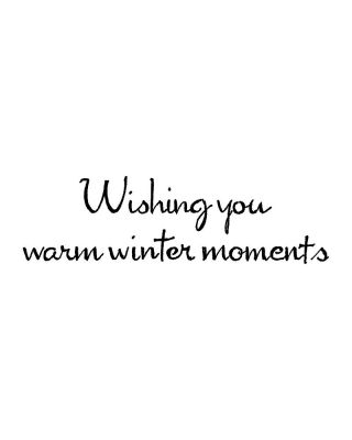 Wishing You Warm Winter Moments - D10561