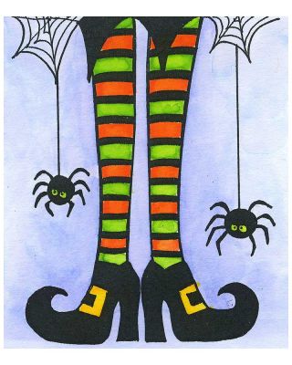 Witch Legs and Spiders - M10640