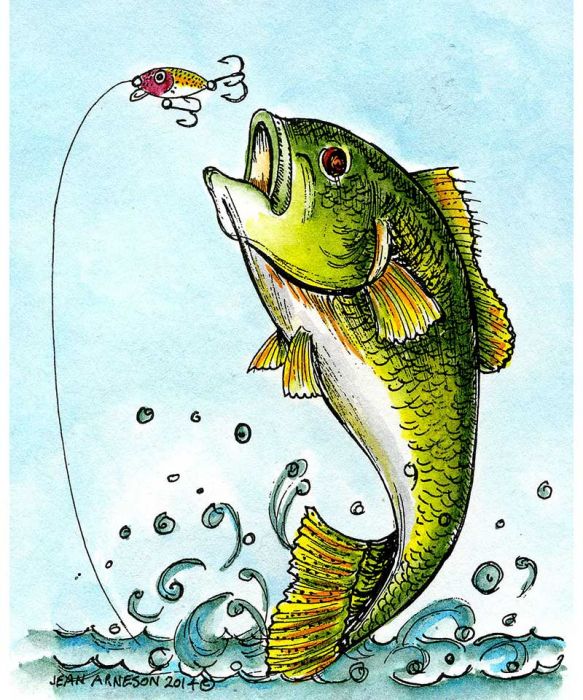 Fish Jumping For Lure: M9513