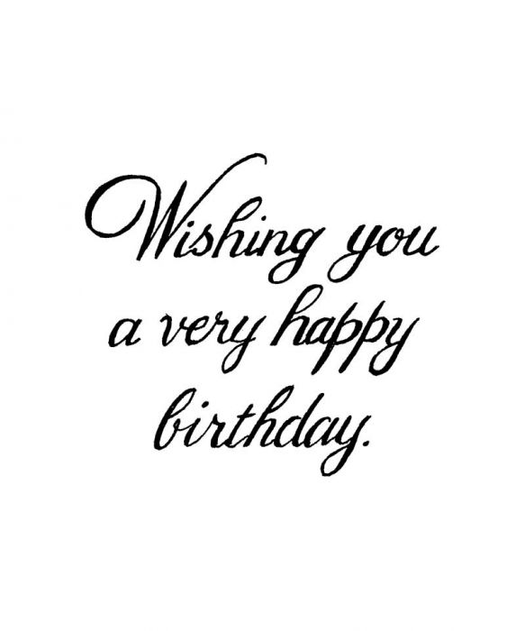 I Would Like To Wish You A Very Happy Birthday - Cari Marsha