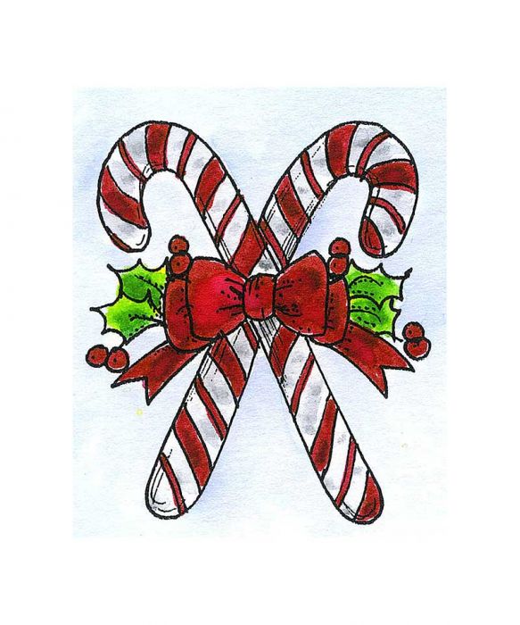 Free Vector | Christmas candy canes drawing
