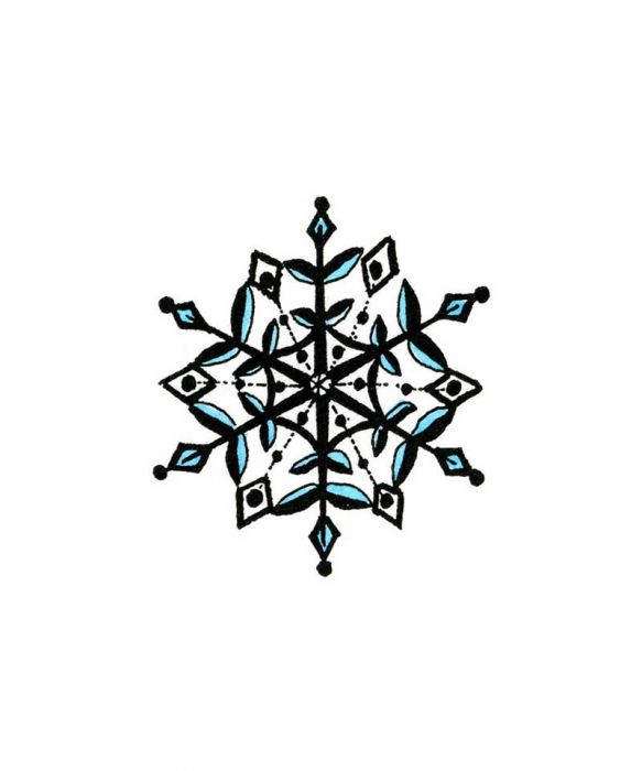 Snowflake Foam Stampers