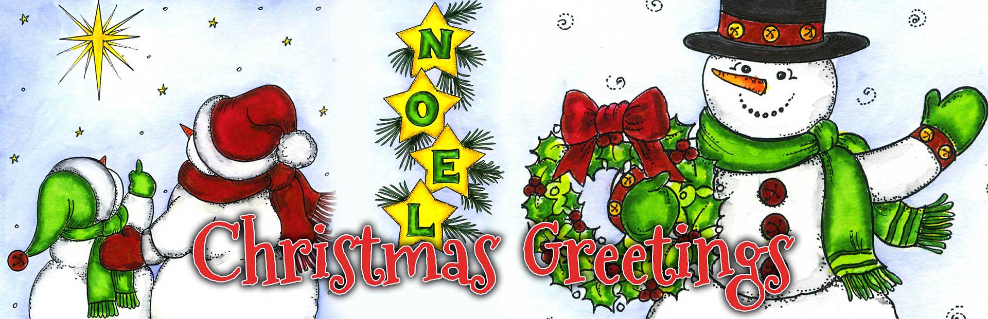 New Christmas Stamps from Northwoods Rubber Stamps