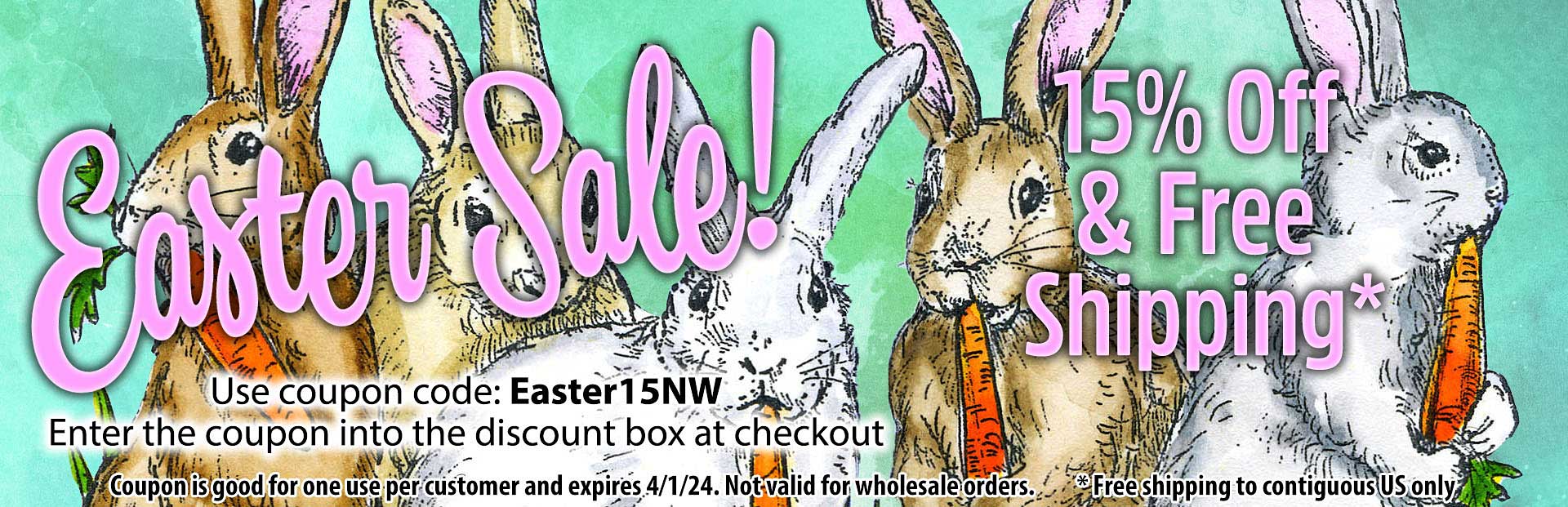 Easter Sale from Northwoods Rubber Stamps