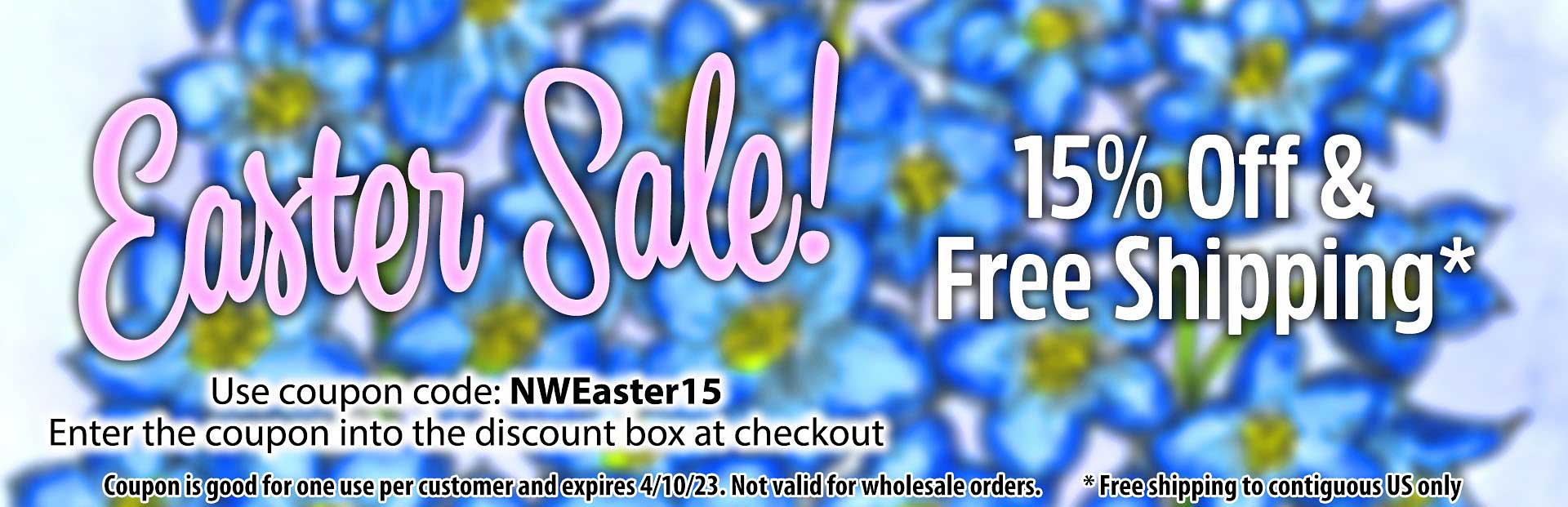 Easter Sale at Northwoods Rubber Stamps