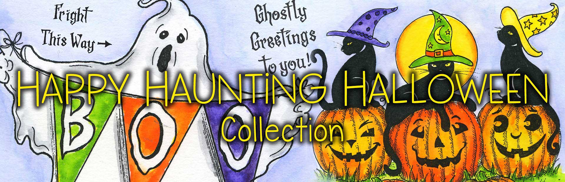 New Halloween Stamps from Northwoods Rubber Stamps