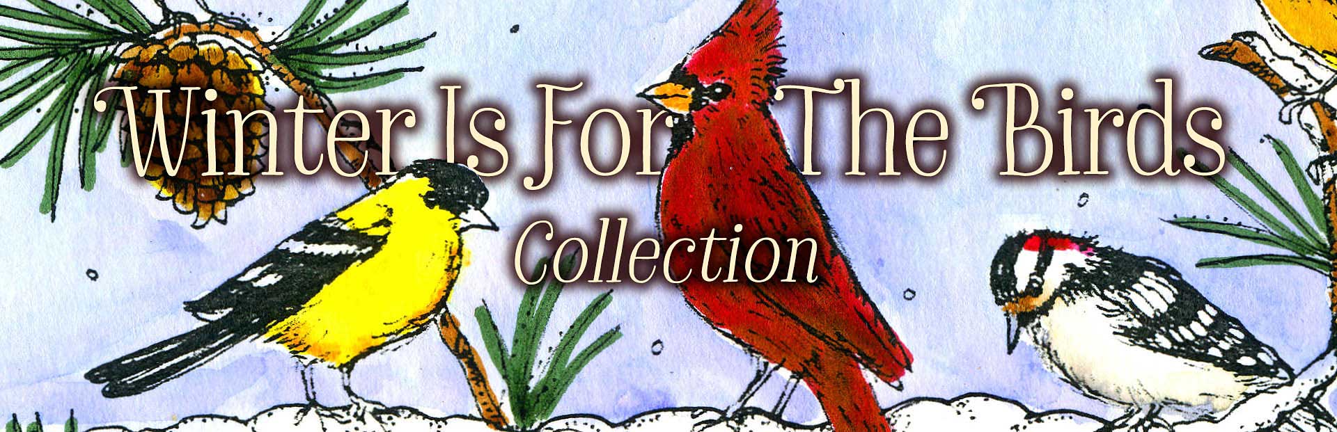 New Stamps: Winter Is For The Birds from Northwoods Rubber Stamps